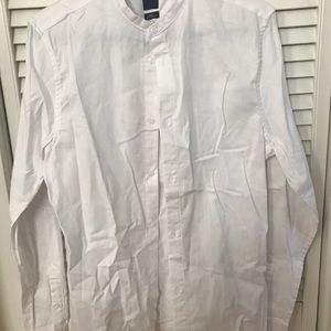 Mandarin Collar Button Front